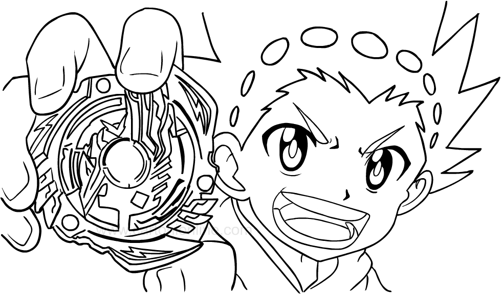 Les coloriages de Beyblade Burst  imprimer et colorier