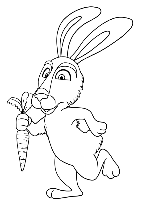 Dibujo De El Conejo Para Colorear