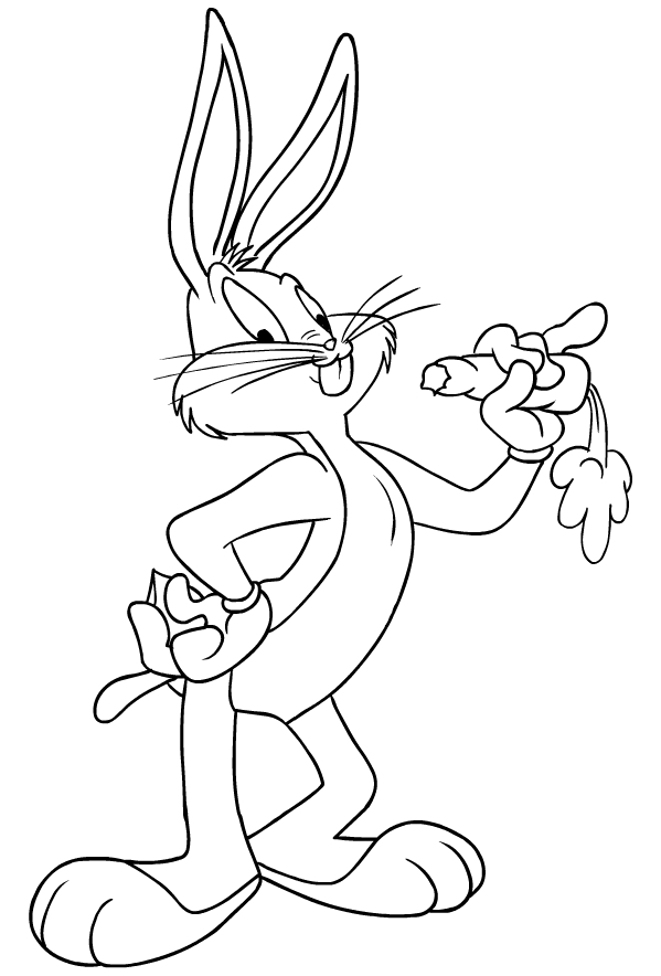 Disegni da colorare di Bugs Bunny