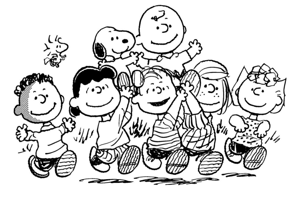 peanuts comic coloring pages - photo #11