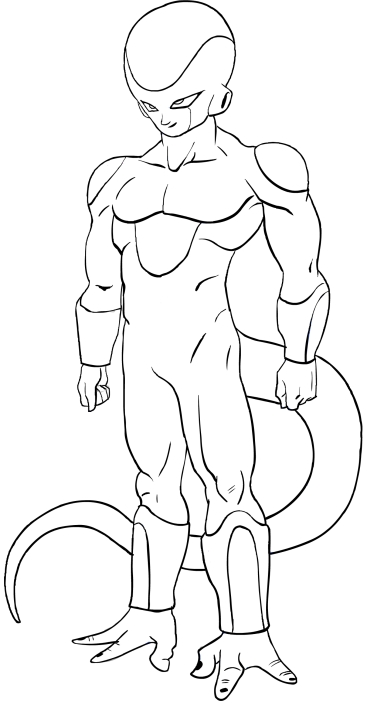 dbz coloring pages frieza - photo #33