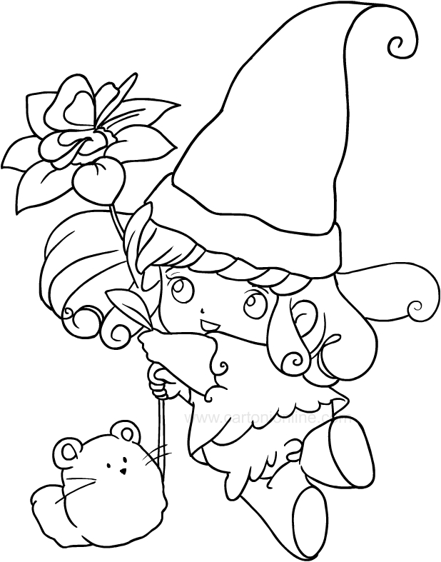 Drawing Little Memole coloring pages printable for kids
