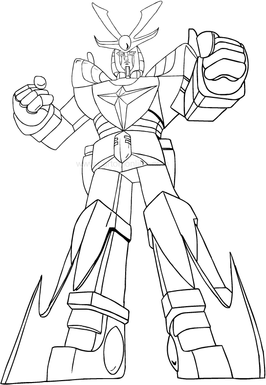 Drawing Daitarn III coloring pages printable for kids