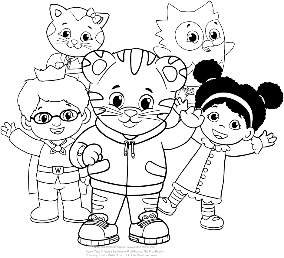 daniel tiger coloring pages printable - photo #20