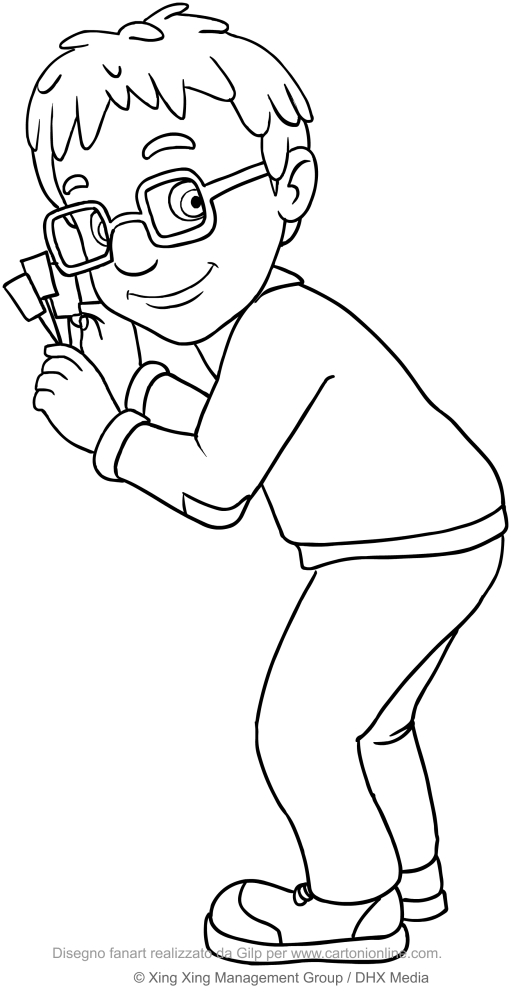  Norman Price (Fireman Sam) coloring page to print