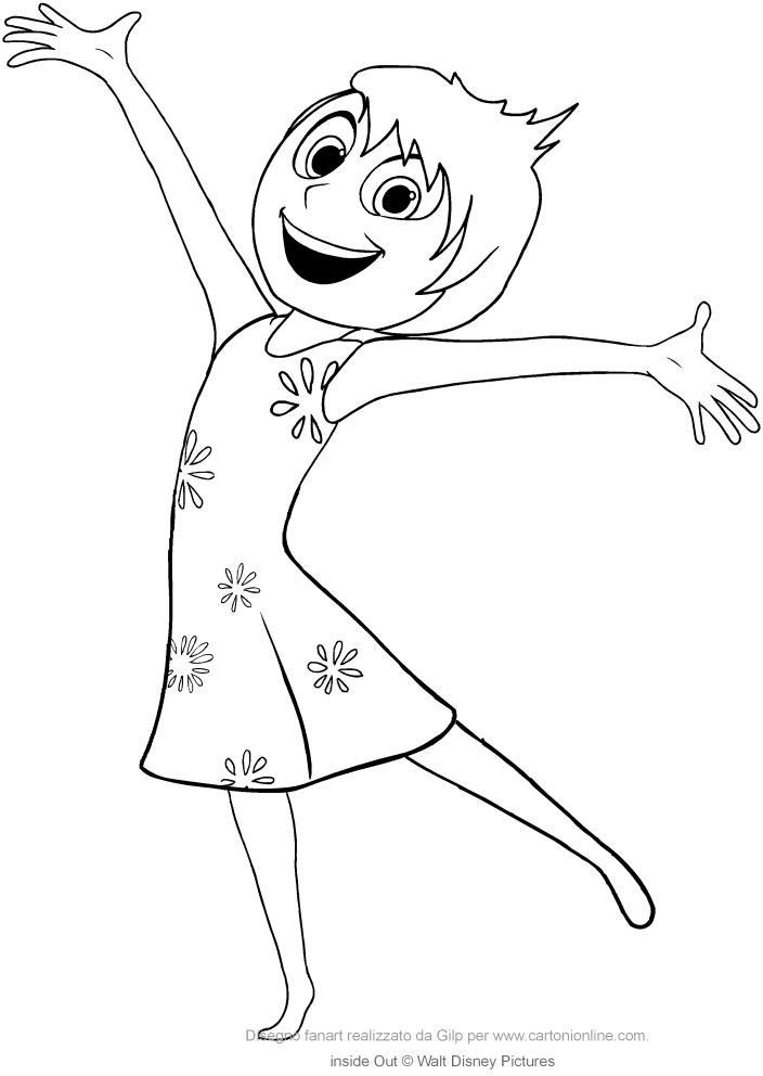  Joy (Inside Out) coloring page to print