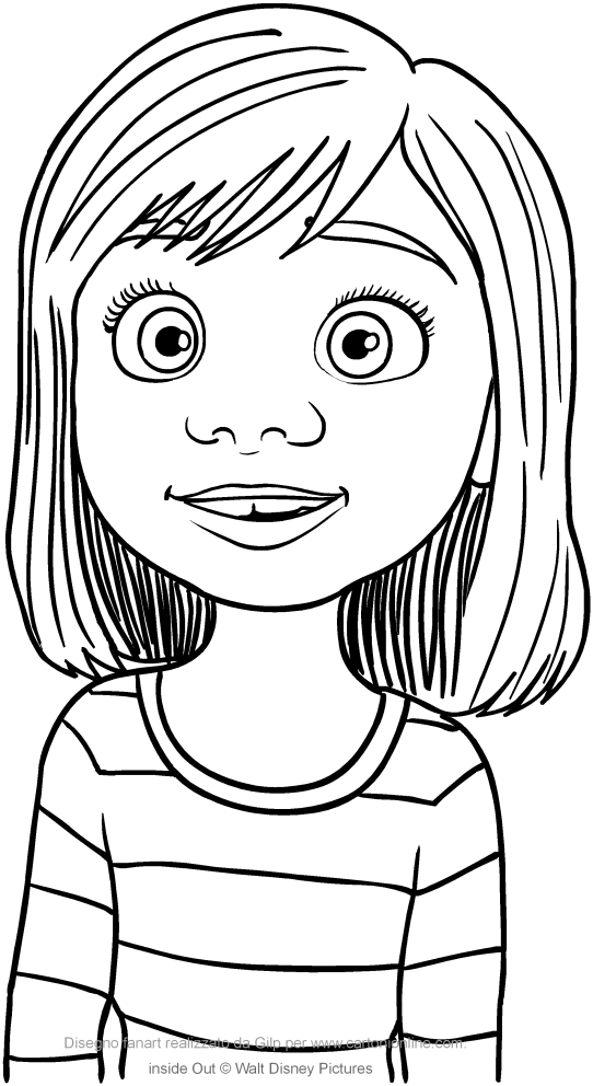  Riley Andersen (Inside Out) coloring page to print