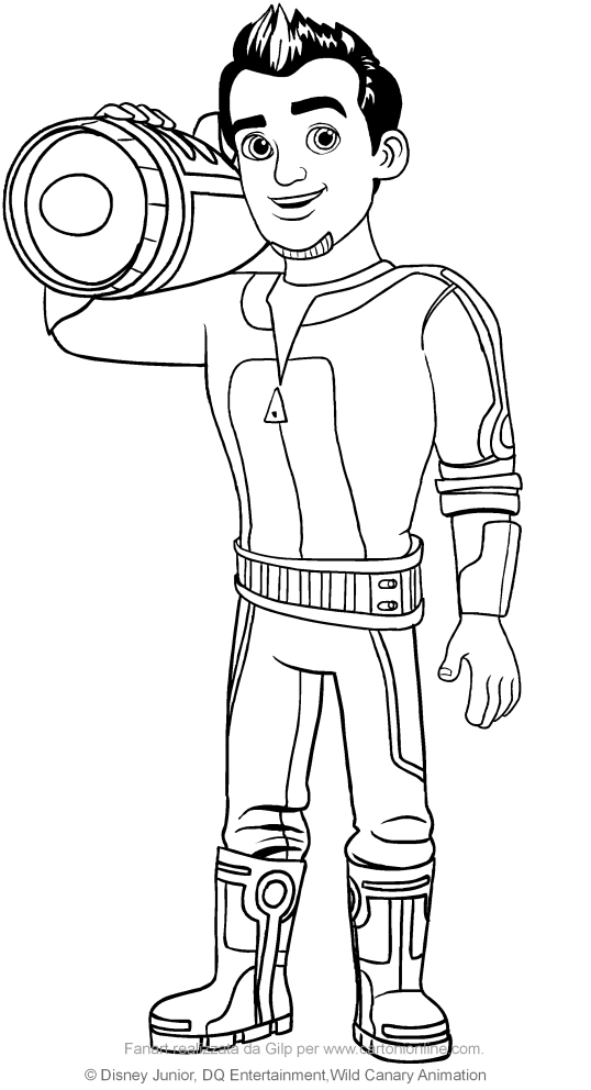  Leo Callisto (Miles from Tomorrowland) coloring page to print