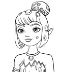 Drawing Yuko coloring pages printable for kids