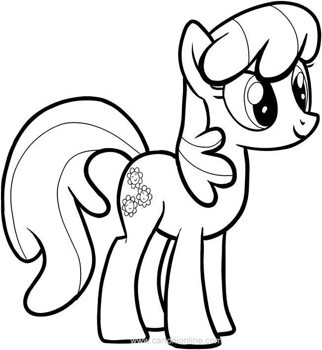 Cheerilee of My Little Pony coloring page to print