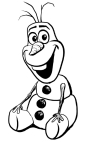 Olaf sitting vrityskuvat