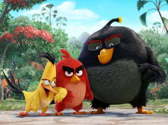 Chuck, Red e Bomb - Angry Birds