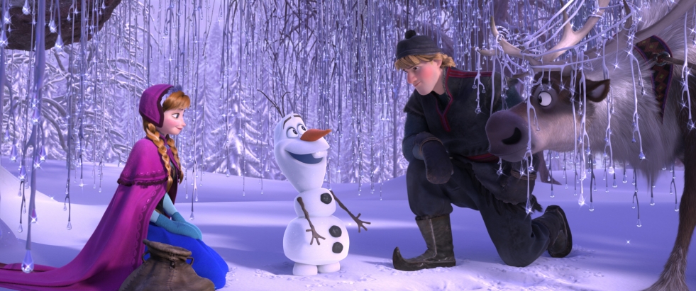 Anna, Olaf, Kristoff e Sven - Frozen