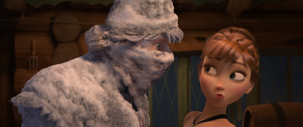 Anna e Kristoff coperto dal gelo - Frozen