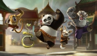 I protagonisti di Kung Fu Panda all'attacco