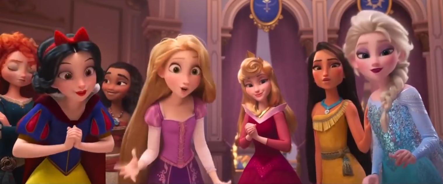 Rapunzel e le Principesse Disney di Ralph Spacca Internet
