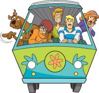 Freddy, Shaggy, Dafne, Velma e Scooby Doo 