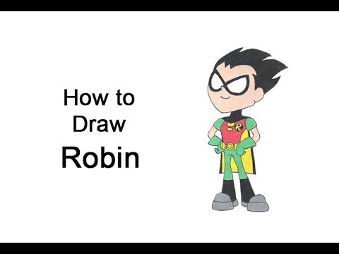 Come disegnare Robin (Teen Titans Go!)