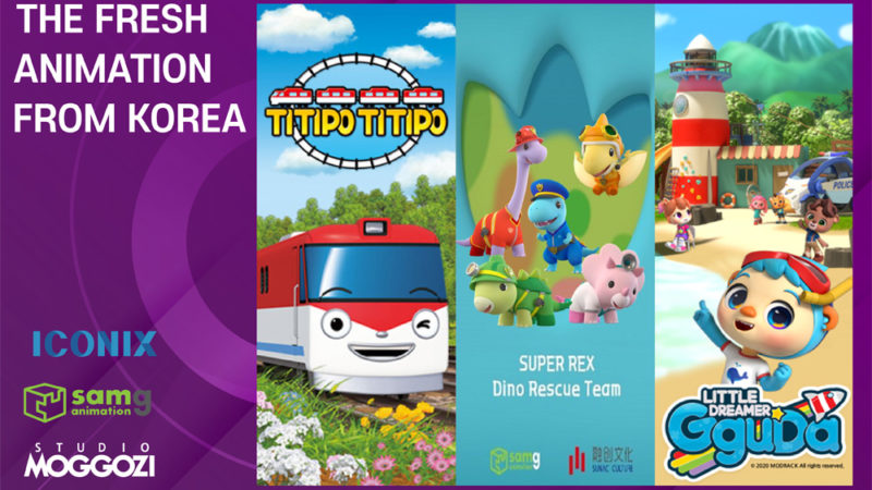 Titipo Titipo, Super Rex e Little Dreamer Gguda – nuovi cartoni coreani