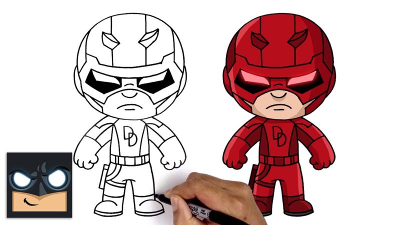 Come disegnare Daredevil della Marvel