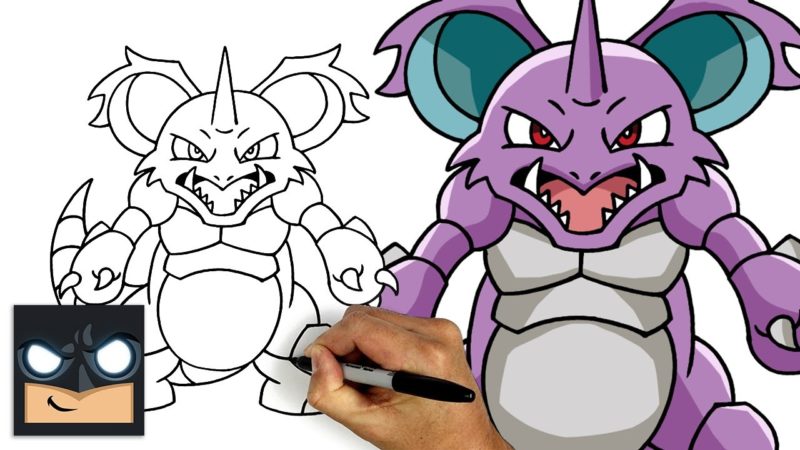 Come disegnare Nidoking dei Pokemon