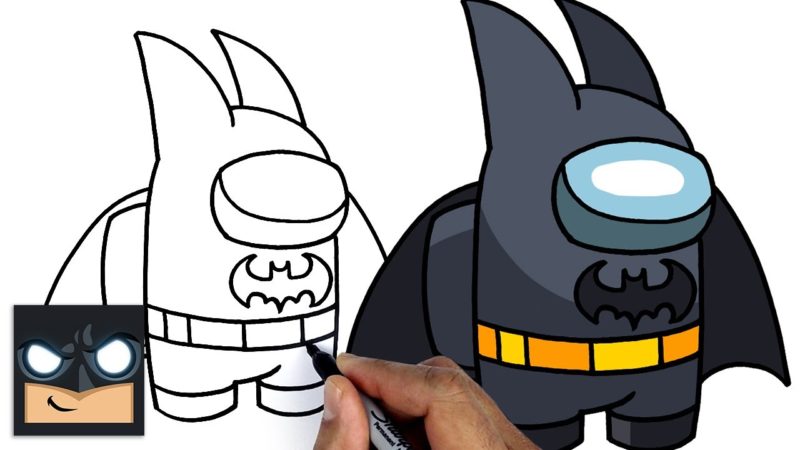 Come disegnare Among  us | Compagno di Batman