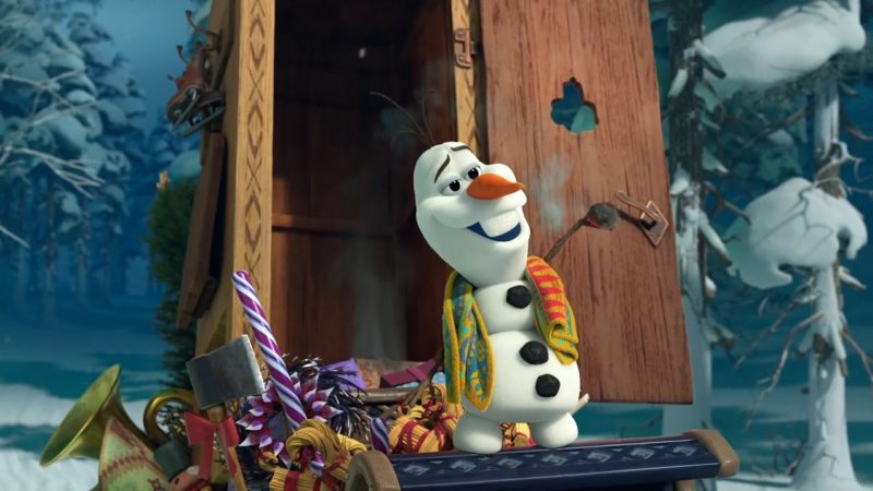 Frozen – Le avventure di Olaf | Clip dal Film | Olaf e la Slitta delle Tradizioni
