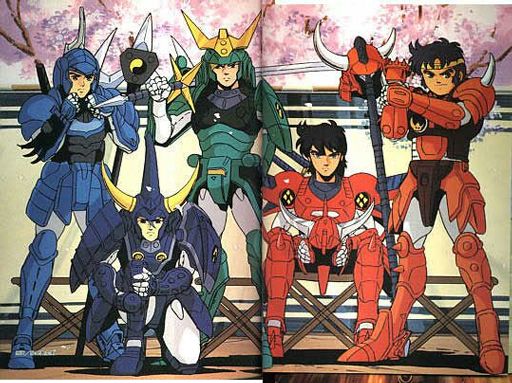 I cinque samurai (Yoroiden Samurai Torupa) – La serie anime del 1988