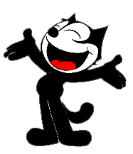 Il gatto Felix (Felix the cat) il personaggio dei cartoni animati