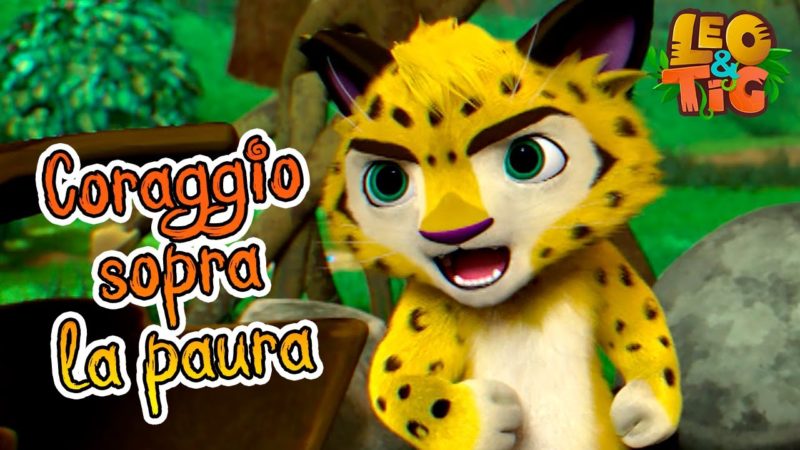Leo e Tig Italia 🐯🐆 🚀 Coraggio sopra la paura 💪 Cartone animato per bambini