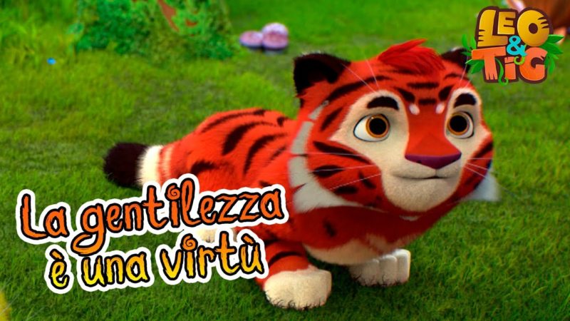 Leo e Tig Italia 🐯🐆 ☺ La gentilezza è una virtù ✨🤗 Cartone animato per bambini
