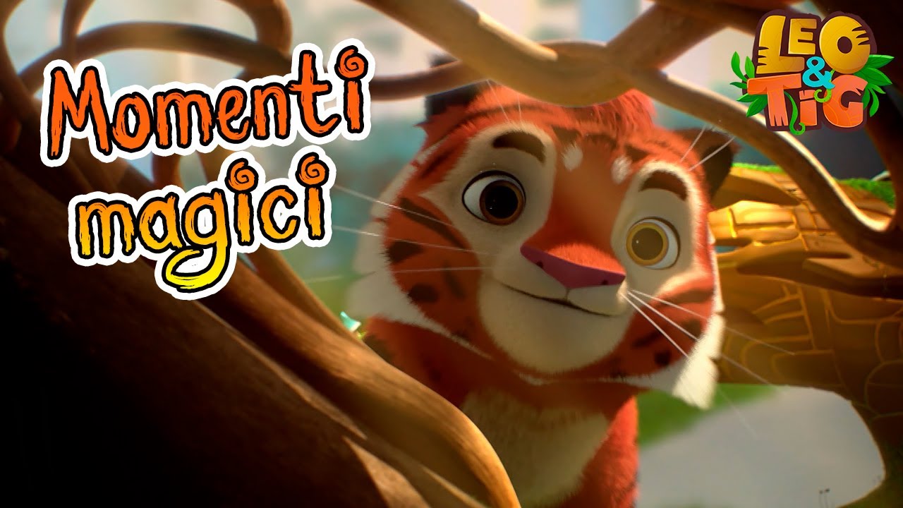 Leo e Tig Italia 🐯🐆 ✨🪄  Momenti magici 🪄✨  Cartone animato per bambini