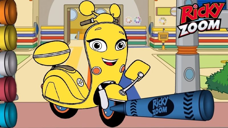 Ricky Zoom Italiano 🏍️  Ecco Scootio Whizzbang ! | Colorare per Bambini | Cartoni Animati