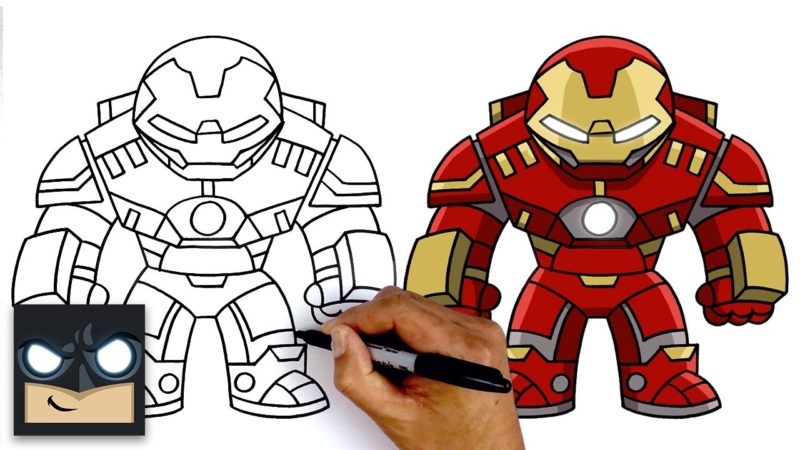 Come disegnare Hulkbuster Iron-man degli Avengers