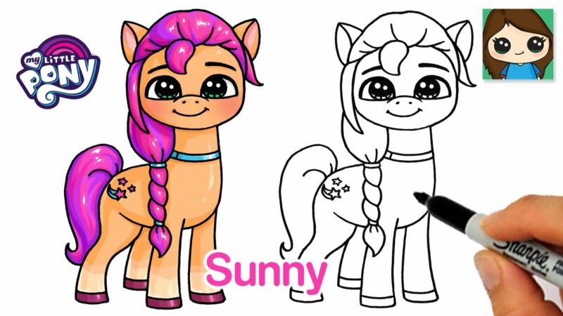 Come disegnare Sunny da My Little Pony |  Una nuova generazione