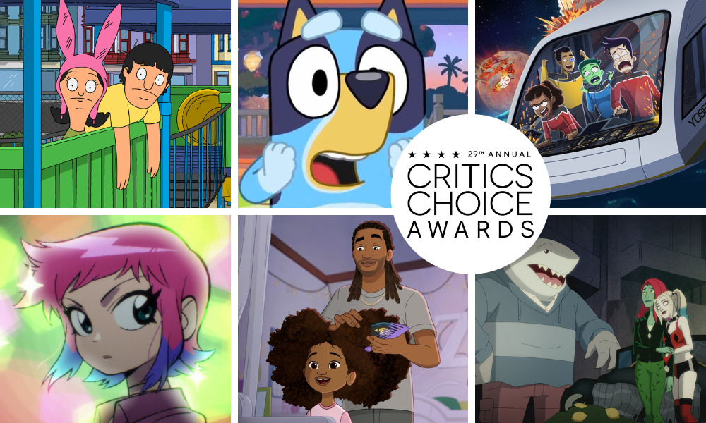 Sei serie animate in competizione per il Critics Choice TV Award