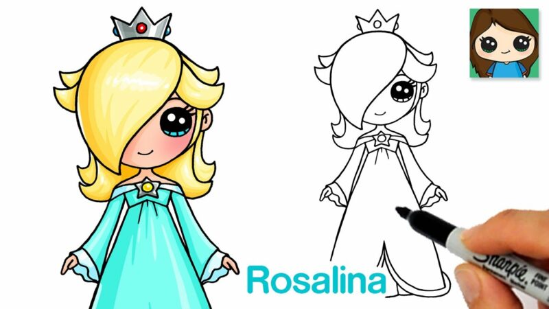 Come disegnare Rosalina ⭐️Super Mario