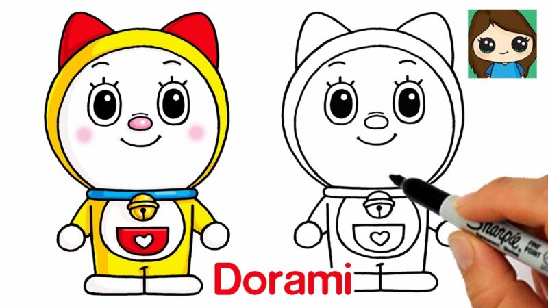 Come disegnare Dorami facile |  Doraemon