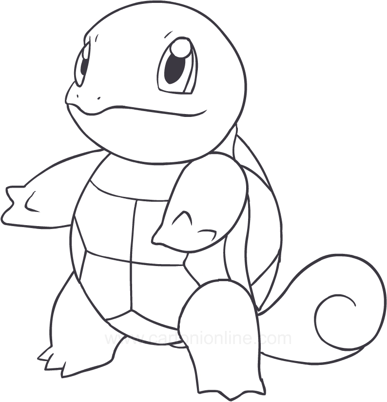 COMO DESENHAR SQUIRTLE POKÉMON FÁCIL #pokemon #squirtle #desenho