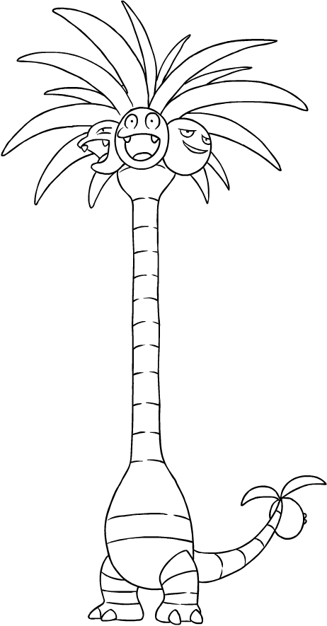 Tutorial de Desenho Alolan Exeggutor