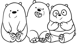 Dibujos de Somos osos para colorear