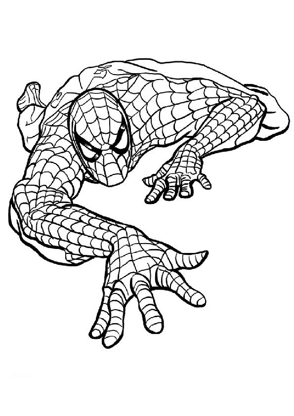 Dibujo de Spiderman para colorear
