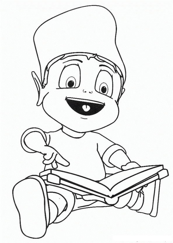 Drawing 14 from Adiboo coloring page to print and coloring