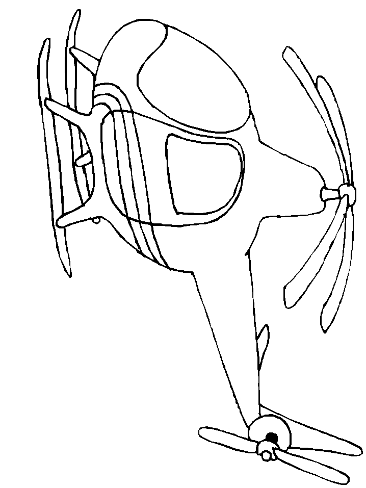 Drawing 6 from Airplanes coloring page to print and coloring