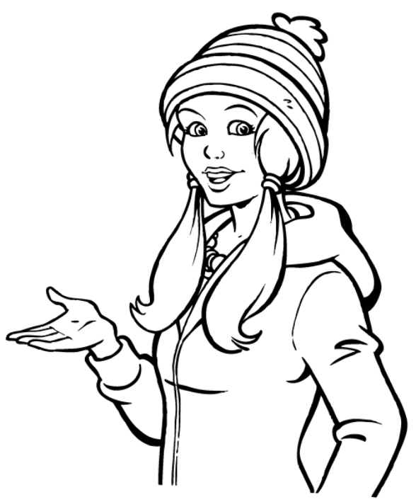   Amika coloring page to print and coloring - Drawing 2