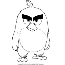 Dibujos de Angry Birds para colorear