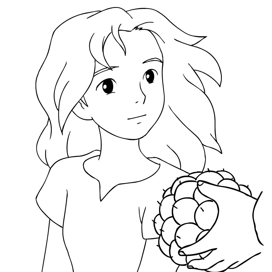 Dibujo 3 de Arrietty para imprimir y colorear
