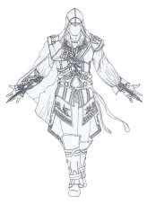 Assassin S Creed Coloring Page