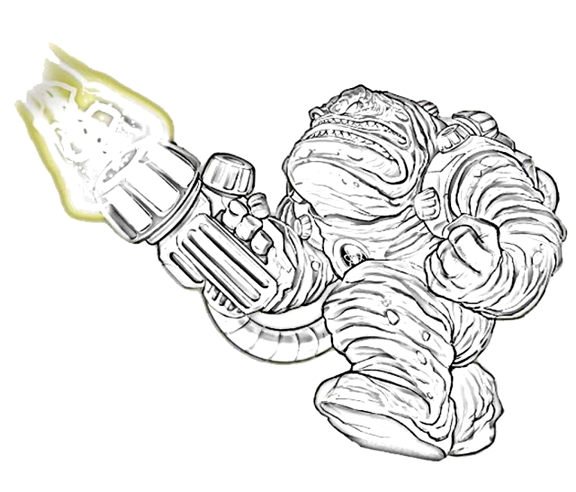 Drawing 1 from Atomicron coloring page to print and coloring