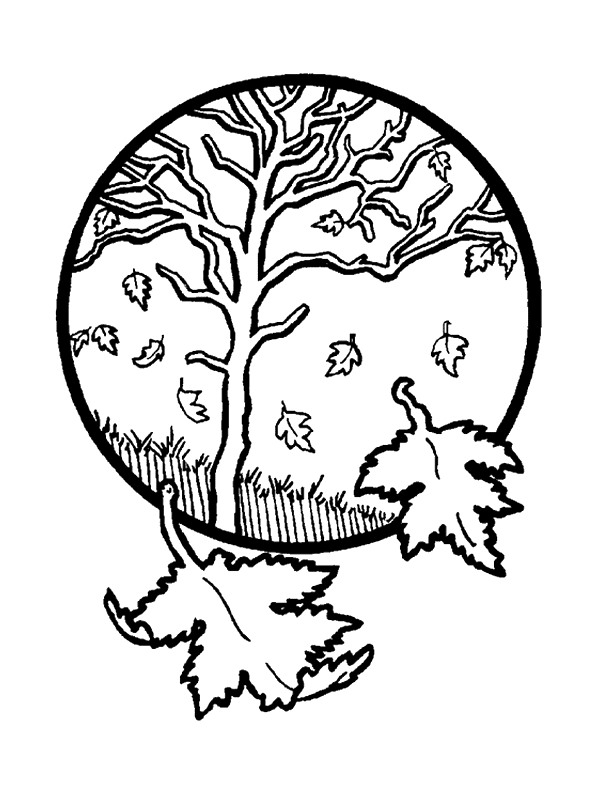 Drawing 2 from Autumn coloring page to print and coloring